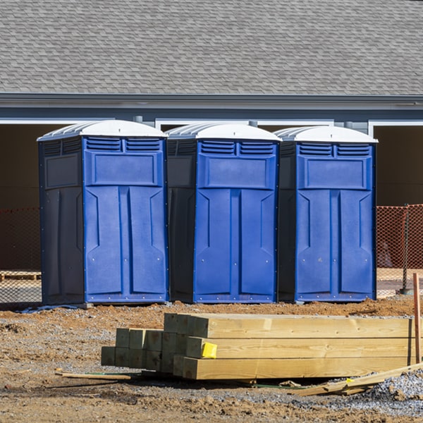 what is the expected delivery and pickup timeframe for the porta potties in Helena